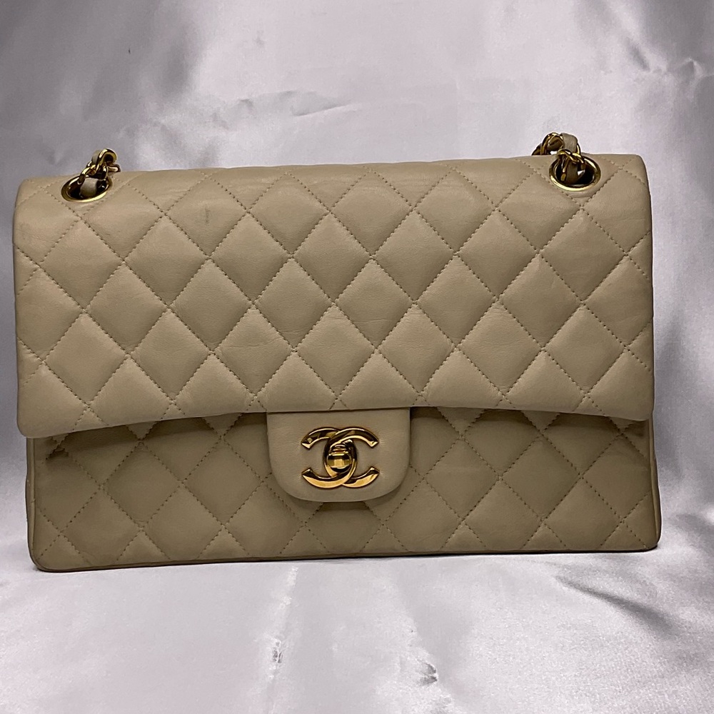 Chanel lambskin double flap Vintage